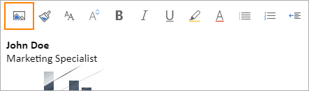 Signatur über Button einfügen