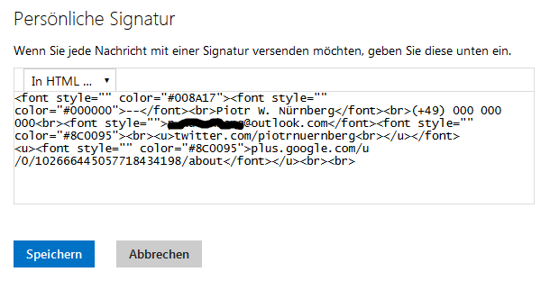 HTML Format
