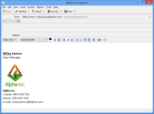 In Thunderbird EMailSignatur einrichten drei einfache Methoden