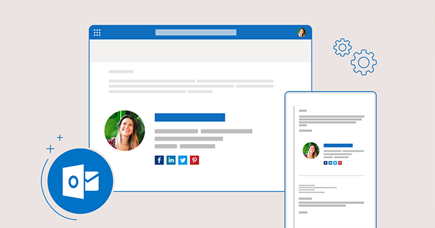 E-Mail-Fußzeile in Outlook.com