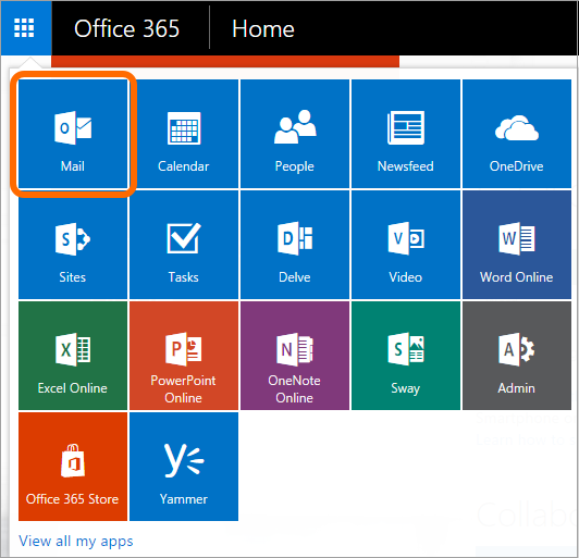 Mail-App in Office 365