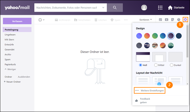 E-Mail-Signatur in Yahoo Mail aktivieren
