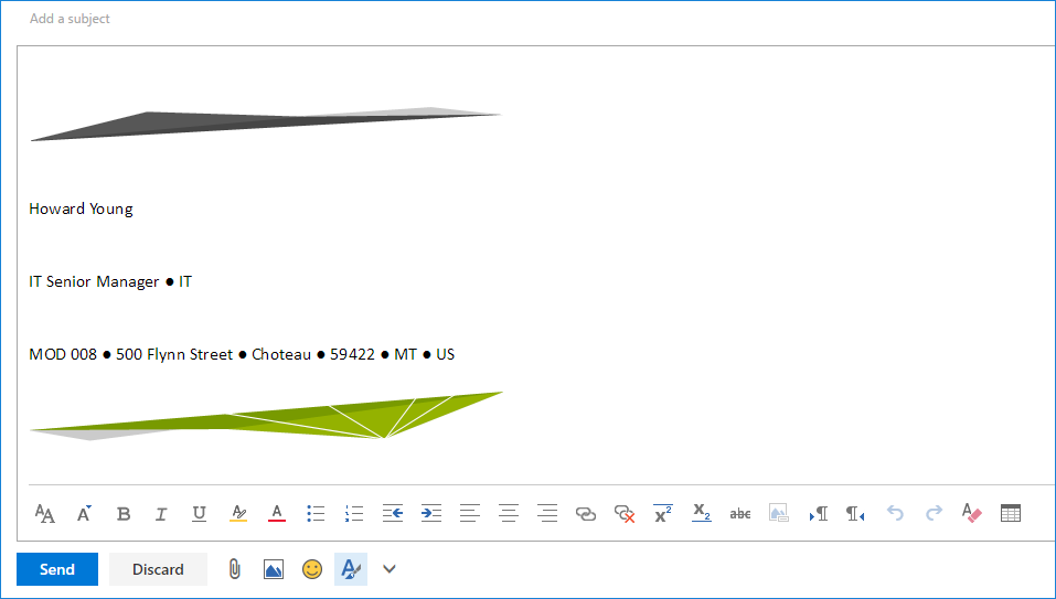Probleme mit der Office 365-E-Mail-Signatur – doppelter Abstand