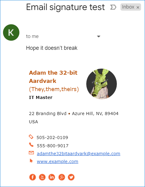 E-Mail-Signatur aus Word in Gmail