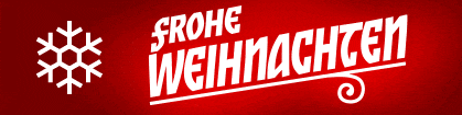 Schneeflocken-Banner für eine einzigartige E-Mail-Signatur