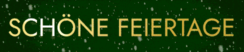 Lassen Sie es mit einem animierten Feiertagsbanner schneien