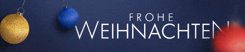 Elegantes Weihnachtsbanner für eine geschäftliche E-Mail-Signatur