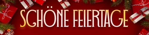Stimmungsvolles Festtagsbanner