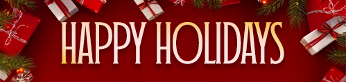 Stimmungsvolles Festtagsbanner - Englisch