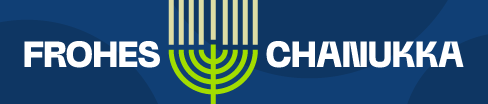 „Frohes Chanukka“-Banner für eine E-Mail-Signatur