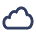 Safe cloud technology icon