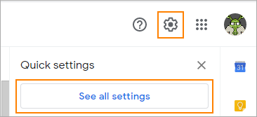 Gmail settings