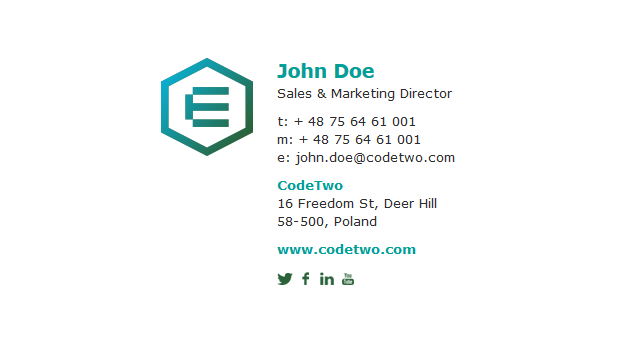 Plain text 2 with logo