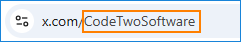 How to check your X handle - URL