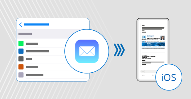 Add an HTML email signature with graphics to the default iPhone Mail app