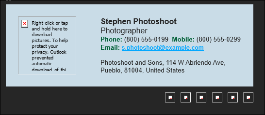 How to fix missing images in a Thunderbird email signature