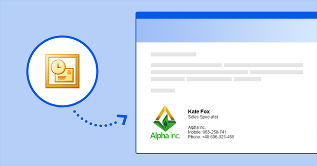 How to set up email signature in Outlook 2003