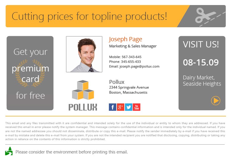 Professionelle E-Mail-Signatur
