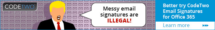 Illegal email signatures