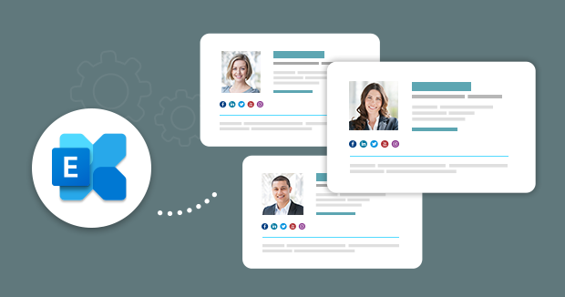 An email signature deployed by the end-user