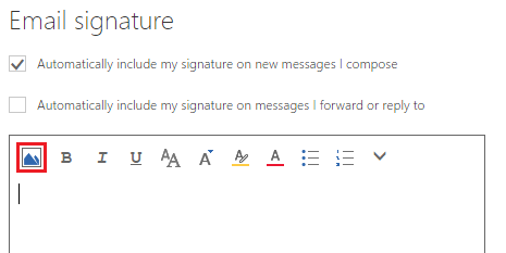 office 365 email signatures not working no image 2