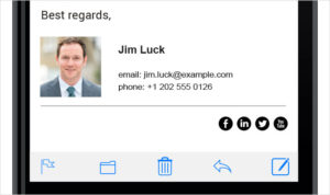 email signature examples personal