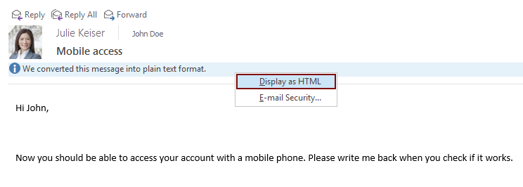 email signatures with images display correctly in email signatures - not as attachments convert to html