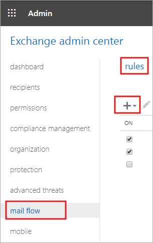 mail rules flow signature emails only office email rule create