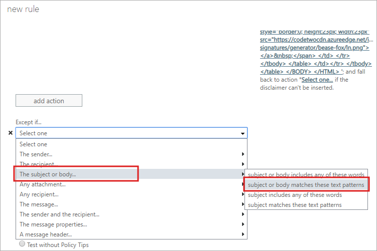 How to add a signature only to new emails in Microsoft 365?
