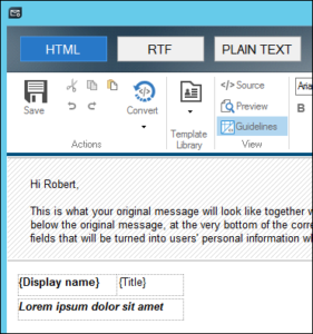Best format for email signatures