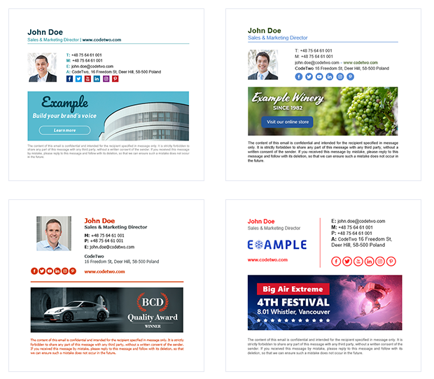 Signature template inspiration