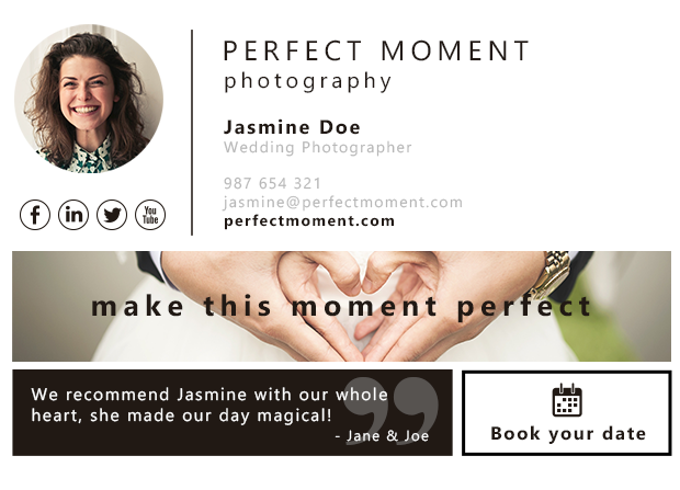 Wedding-Photographer email signature