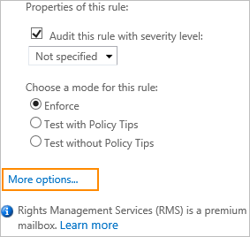 More options 