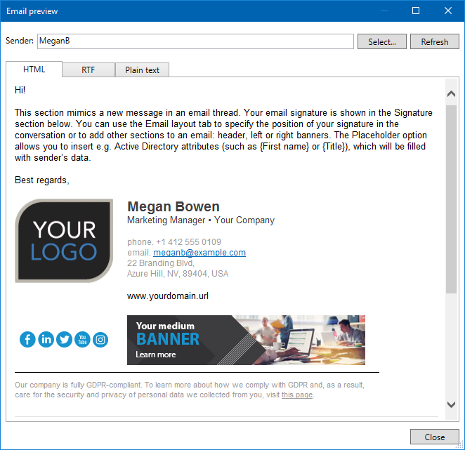how to manage office 365 signatures behind its back 2 - preview