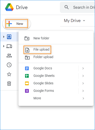 Direct image link in Google Drive 01