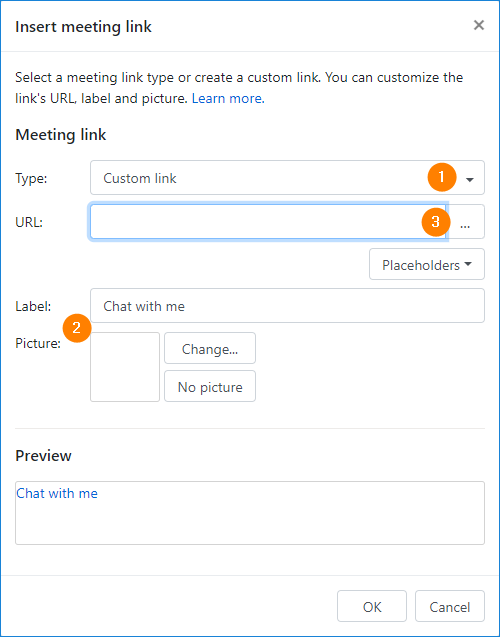 ESIG insert meeting link options