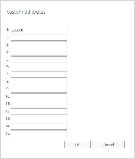 Custom attribute with NMLS ID