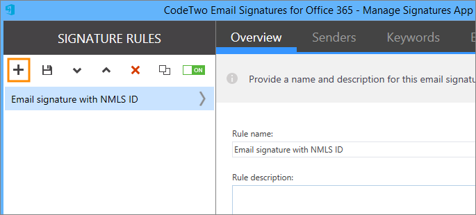 Add a new rule