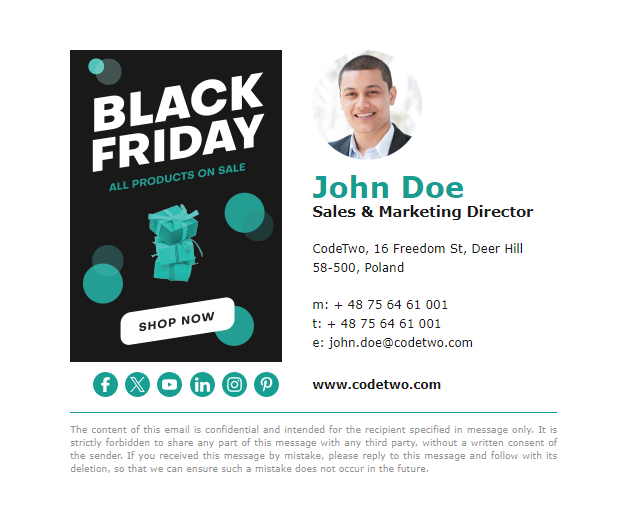 Black Friday – template 4
