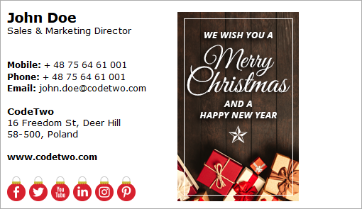 How To Choose A Perfect Christmas Email Signature Templates, Christmas