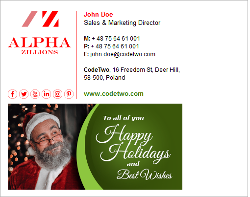 Free Christmas Decorating Ideas For Your Email Signatures