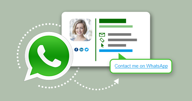 How to create and add a WhatsApp link to emails, websites or email signatures?