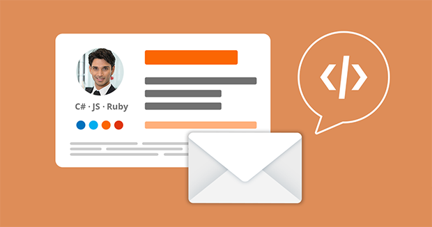 Email signature for a software developer