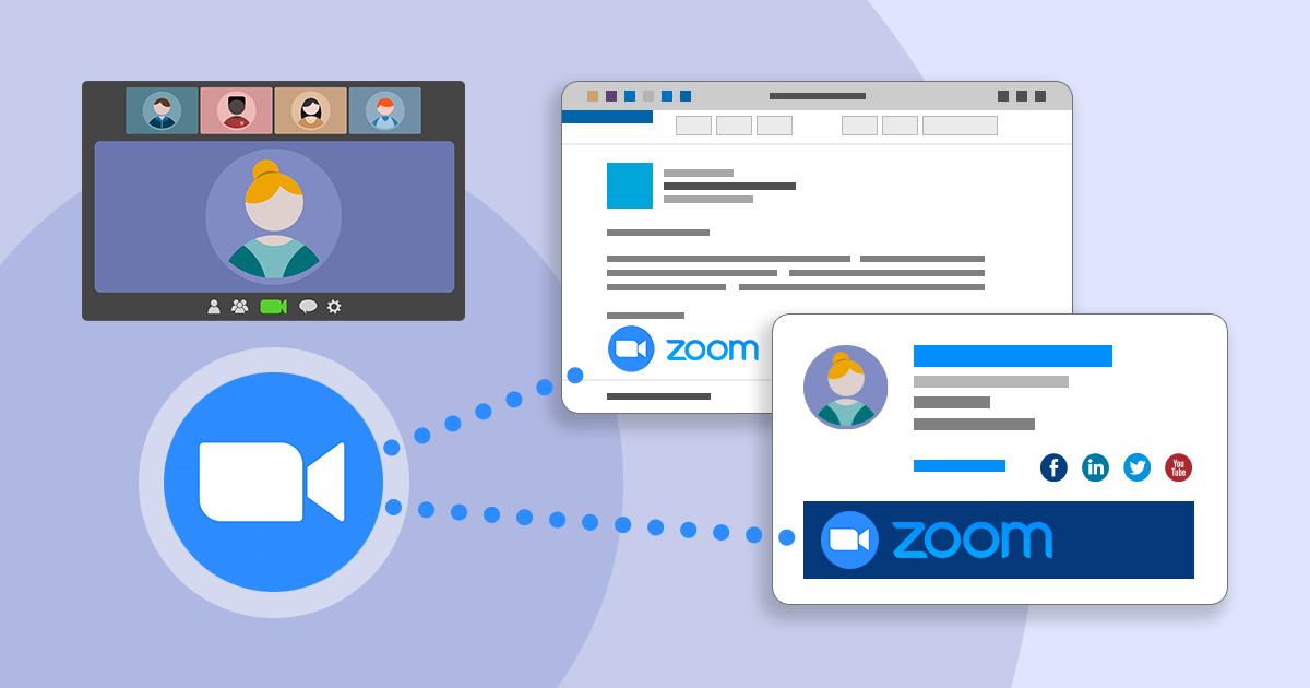 Zoom In On Zoom Online Meeting Invitations In Email Signatures