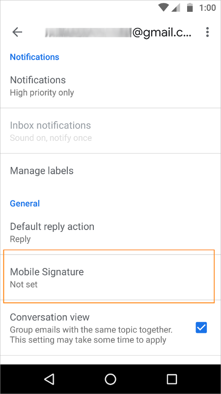 How To Set Up Or Change An Android Email Signature Mail Signatures Com