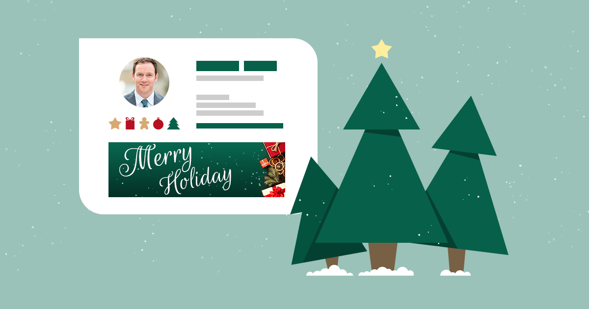 happy holidays signature for email
