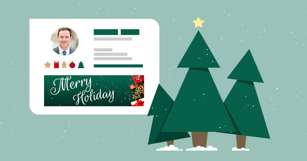 New email signatures for happy holidays