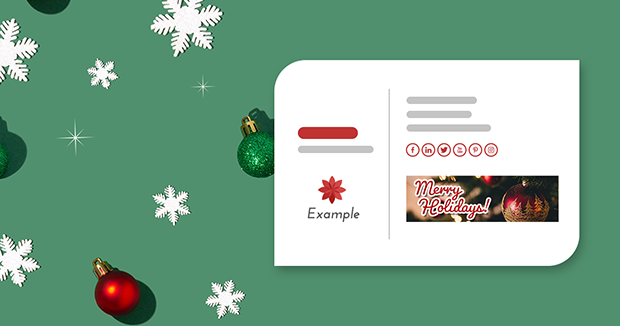 Email signature inspirations for 2021 holiday season