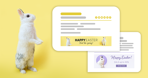 Free email signature templates and inspirations to celebrate Easter and spring