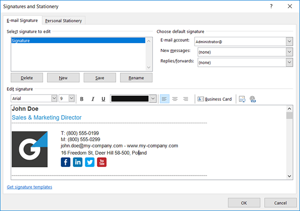 How To Set Up Email Signatures In Outlook 365 2022